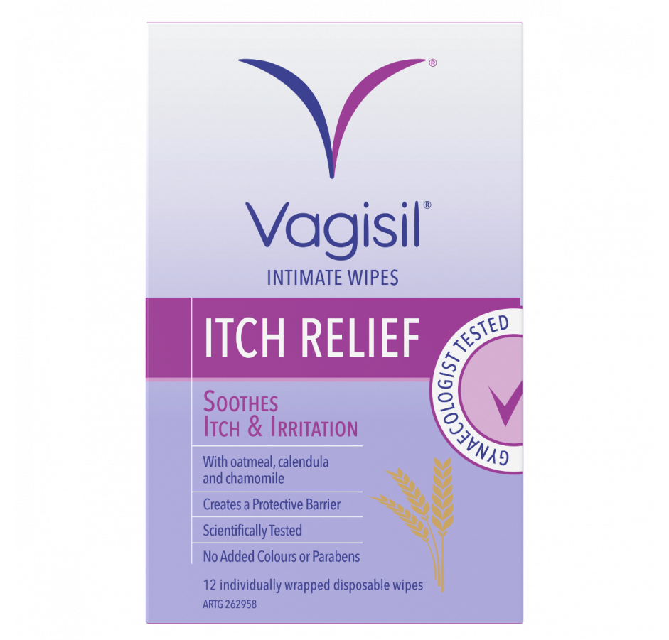 VAGISIL Itch Relief Wipes 12